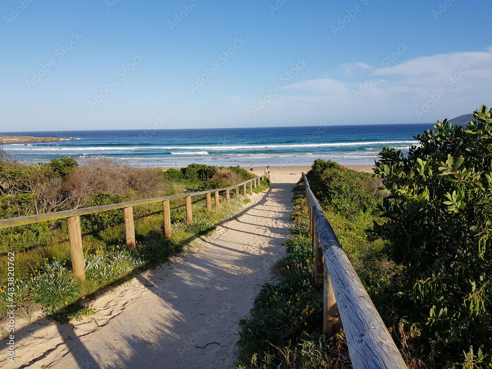 path to the beach