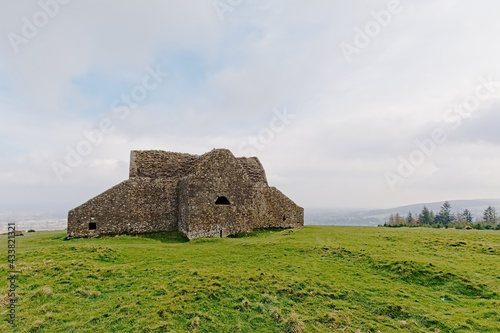 Photography Hellfire club, ruin of a hunter's lodge on Montpelier hill, Dublin, irdeland