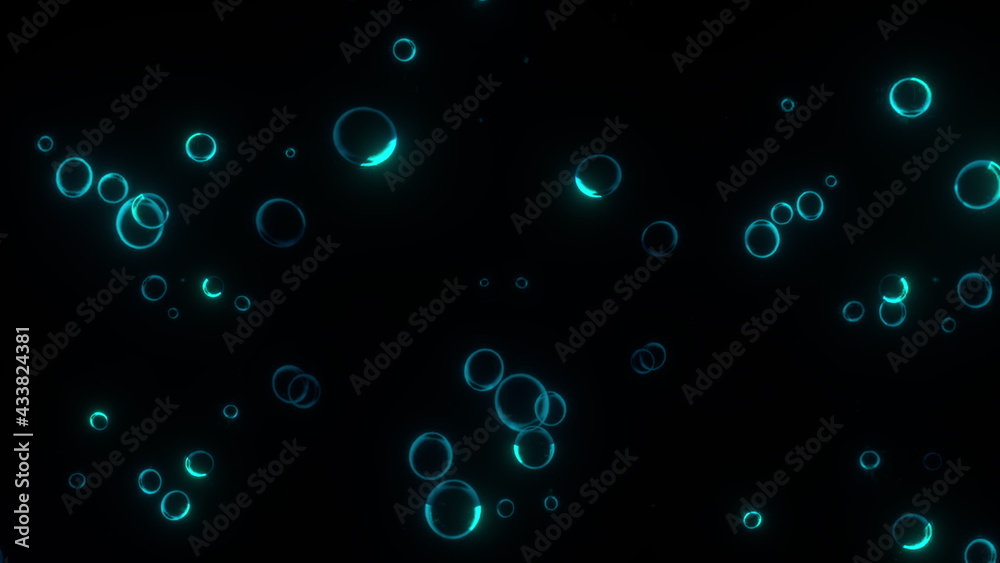 Transparent 3d render spheres whirl in glossy cold flight. Many oxygen balls with blurry textures rise from depths of water bed. Mysterious natural tracery soap beads. Transparent 3d render spheres whirl in glossy cold flight. Many oxygen balls with blurry textures rise from depths of water bed. Mysterious natural tracery soap beads.