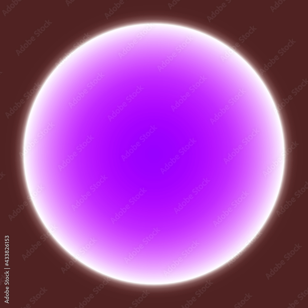 illustration of a glowing sphere 
