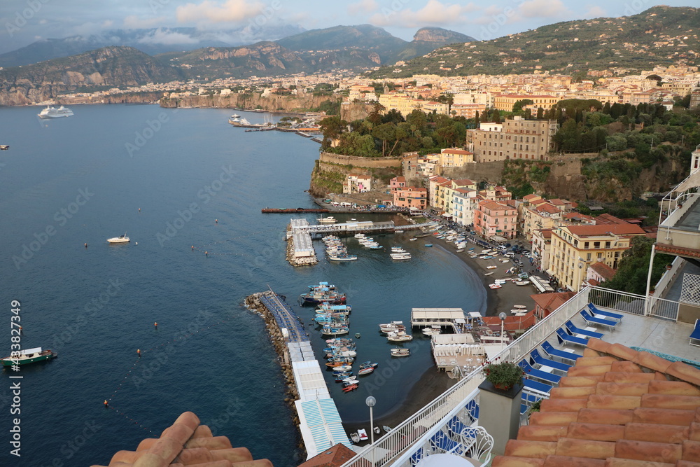 Holiday in Sorrento on the Gulf of Naples, Italy
