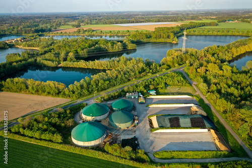 Umwelt Energieerzeugung Biomasse Biogasanlage regenerative Energie - co2 frei - emissionsfrei