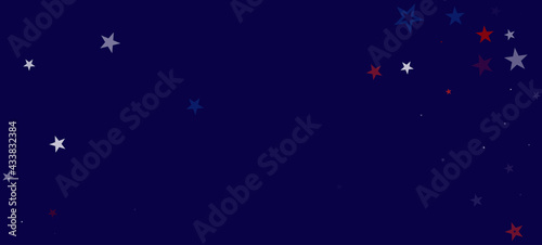 National American Stars Vector Background. USA President s Memorial Independence 4th of July 11th of November Veteran s Labor Day