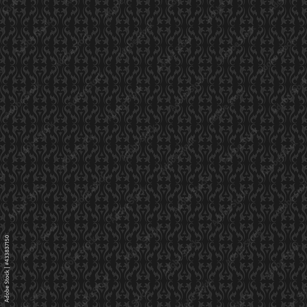 Thai vintage pattern texture background wallpaper, vector illustration