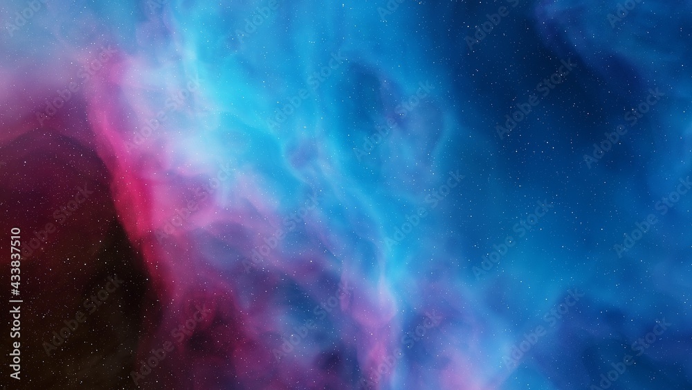 Beautiful nebula in cosmos far away 3d rendering Beautiful nebula in cosmos far away 3d rendering