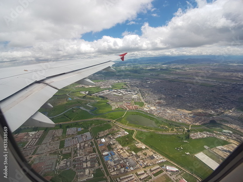 view from the plane