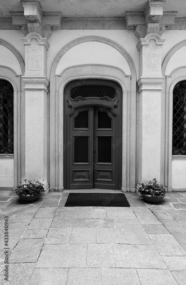 Varese City in black and white