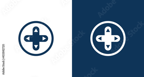 Television remote plus control icon illustration isolated vector sign symbol