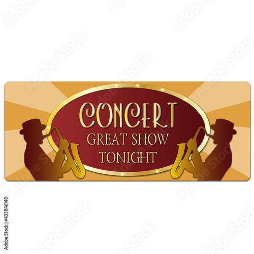 Concert great show tonight banner