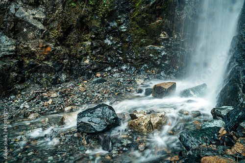 Natural mini waterfall in Tangse, Pidie, Aceh photo