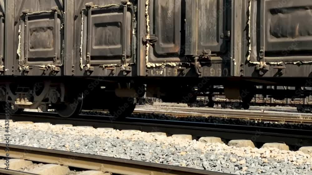 Railway freight trains transporting coal Railway freight trains transporting coal