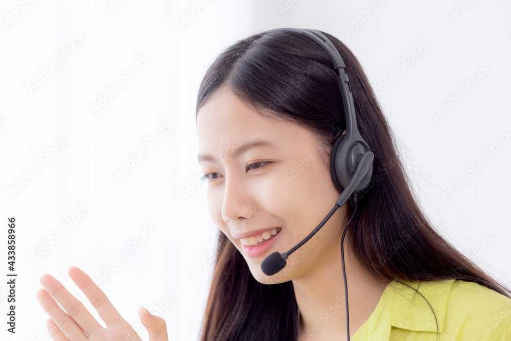 Young asian business woman using laptop computer for video conference online with social distancing, businesswoman working with video call, new normal, communication and work from home concept. Young asian business woman using laptop computer for video conference online with social distancing, businesswoman working with video call, new normal, communication and work from home concept.