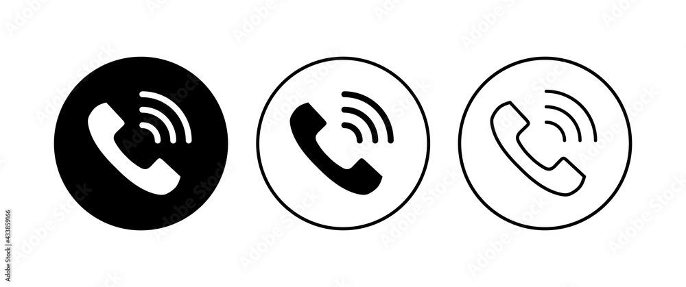 Call icon set. telephone icon vector. phone icon vector. contact us Call icon set. telephone icon vector. phone icon vector. contact us