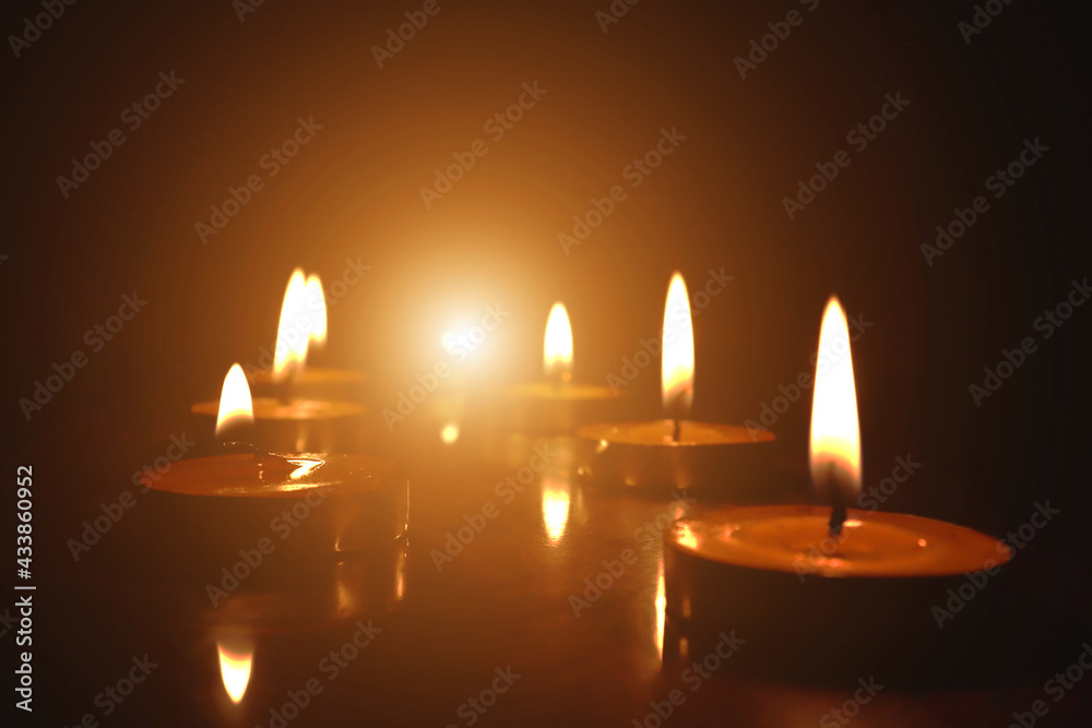 burning candles in the dark burning candles in the dark