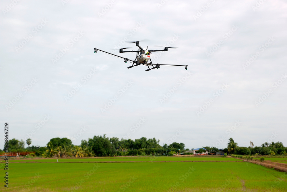 flying drone, aerial drone use for agriculture industry
