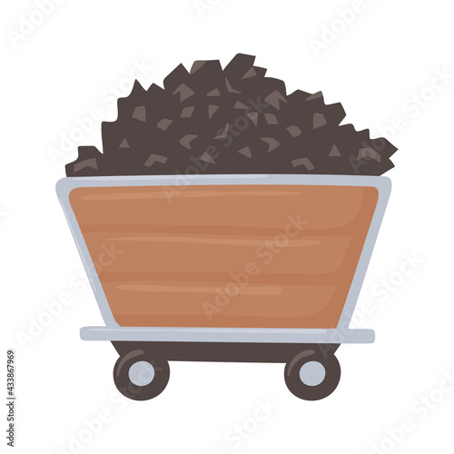 coal mining cart