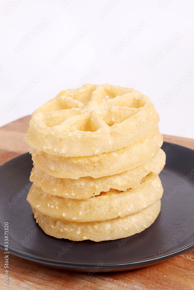 Delicious Kembang Goyang, Traditional Indonesian Crackers Delicious Kembang Goyang, Traditional Indonesian Crackers