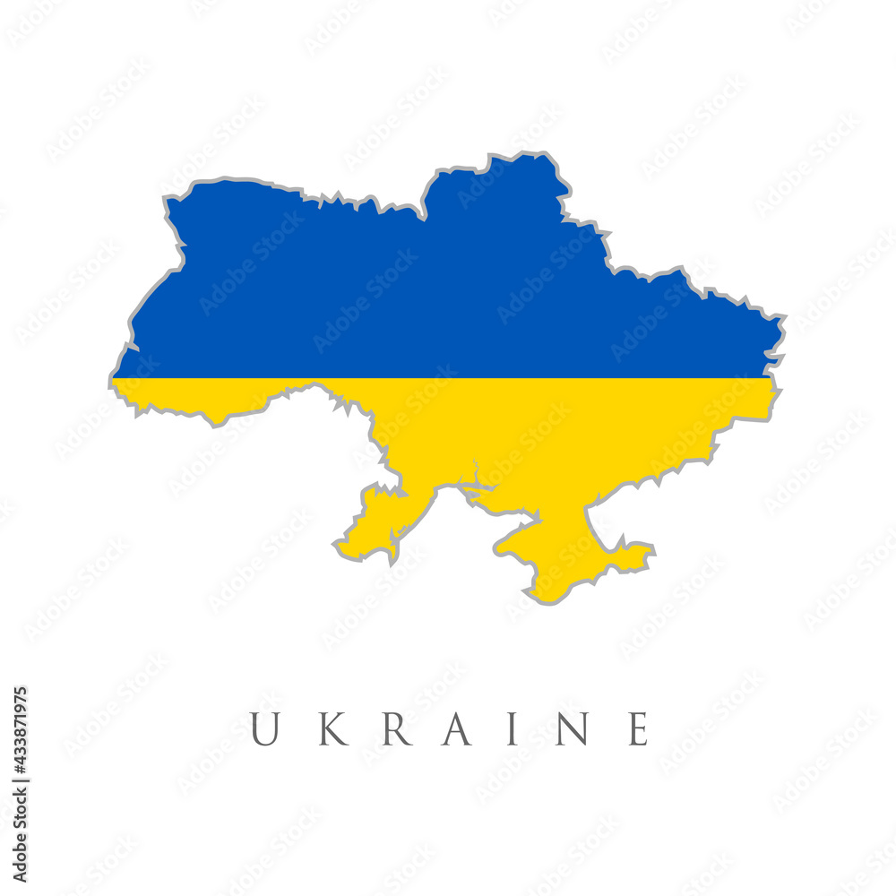 Simple Map Of Ukraine With Flag Isolated On White Background. Vector Illustration. Ukraine flag in form of map. Ukraine. National flag and map concept. Vector illustration. Simple Map Of Ukraine With Flag Isolated On White Background. Vector Illustration. Ukraine flag in form of map. Ukraine. National flag and map concept. Vector illustration.