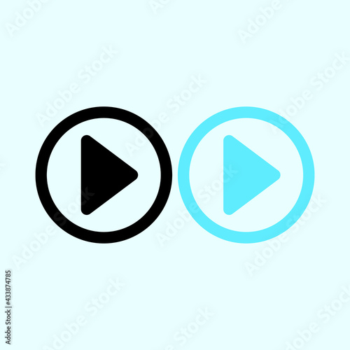 Free Download play button icon - GFXLoad