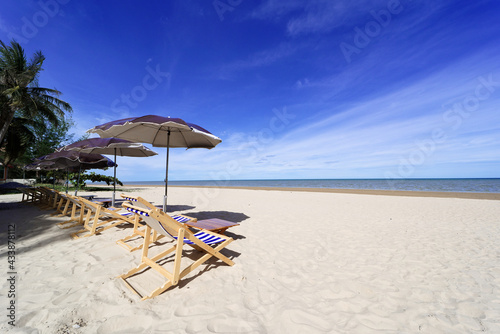 beach with umbrella