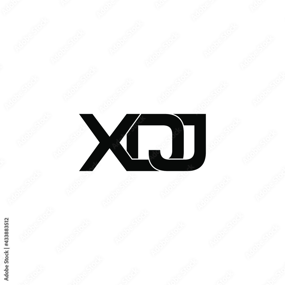 xdj letter original monogram logo design xdj letter original monogram logo design