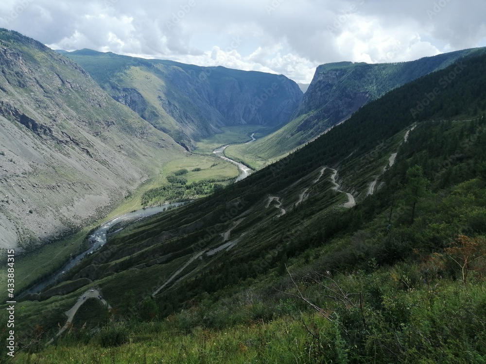 landscape in the mountains