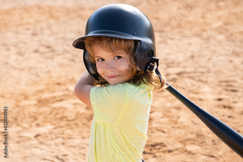 Photography Child batter about to hit a pitch during a baseball game
