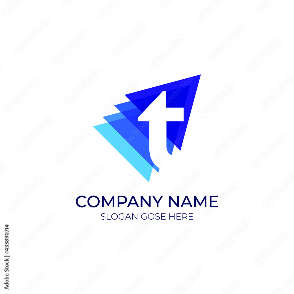 Modern t letter logo । technology T Logo design । rocket logo । up logo Modern t letter logo । technology T Logo design । rocket logo । up logo