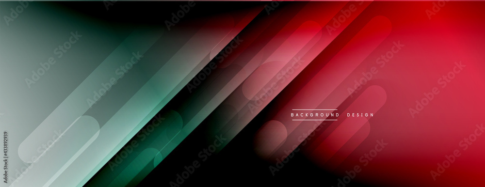 Dynamic lines abstract background. 3D shadow effects and fluid gradients. Modern overlapping forms Dynamic lines abstract background. 3D shadow effects and fluid gradients. Modern overlapping forms