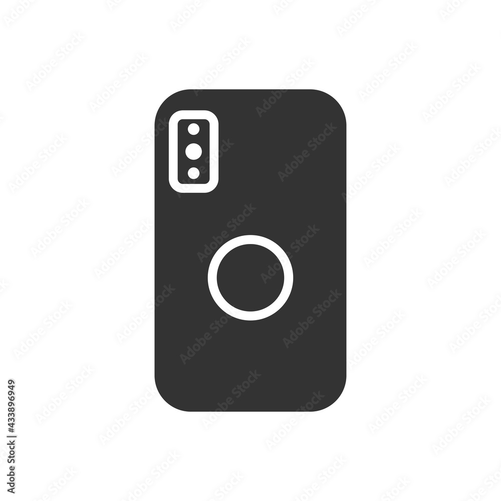 Smartphone back view icon isolated on white background. Gadget symbol modern, simple, vector, icon for website design, mobile app, ui. Vector Illustration Smartphone back view icon isolated on white background. Gadget symbol modern, simple, vector, icon for website design, mobile app, ui. Vector Illustration