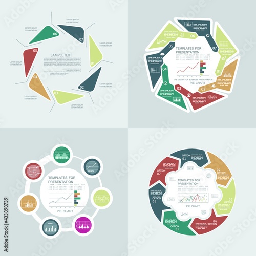 Infographics design vector. Modern infographic design templatet presentation photo