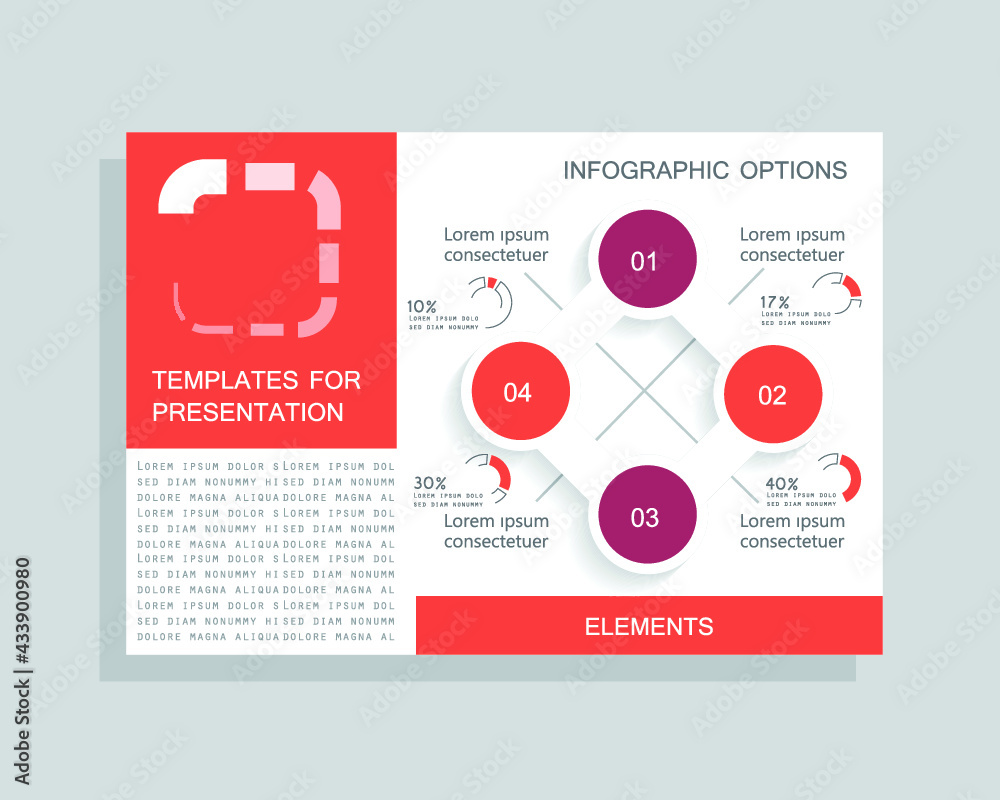 Set of different charts and templates for infographic Set of different charts and templates for infographic