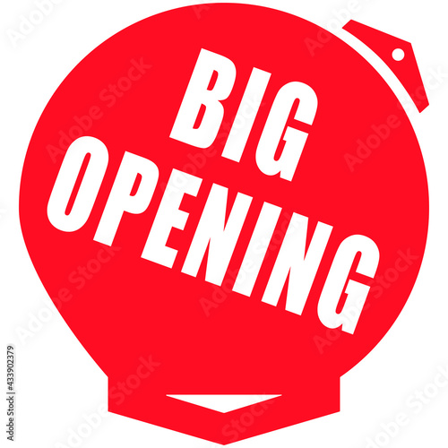 RED BANNER ILUSTRATION WHEEL ARROW BIG OPENING