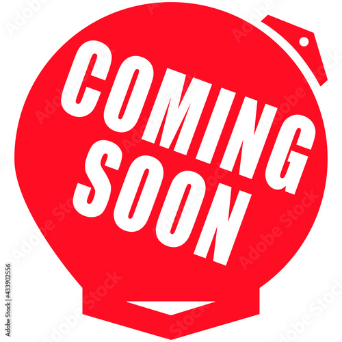RED BANNER ILUSTRATION WHEEL ARROW COMING SOON