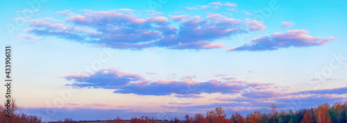 Fototapeta Naklejka Na Ścianę i Meble -  high resolution sky: Pastel colors sky