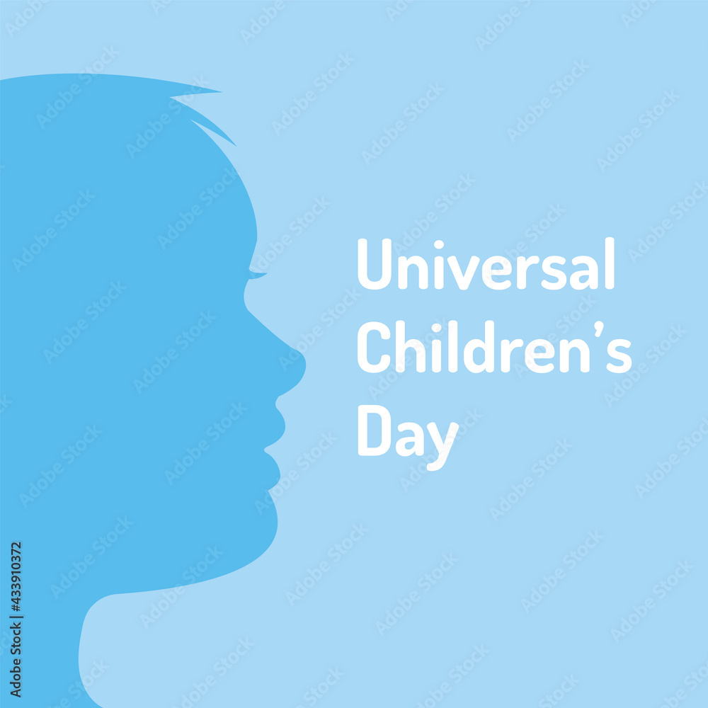 Universal Children's Day greeting card