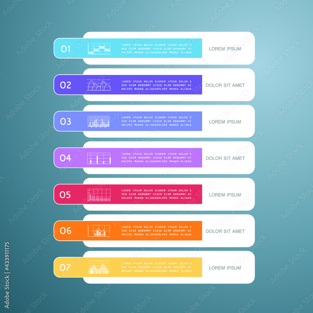 Infographics design vector. Modern infographic design templatet presentation