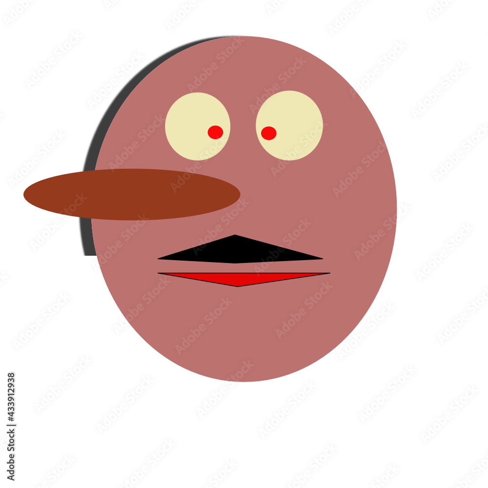 Obraz premium Face Man