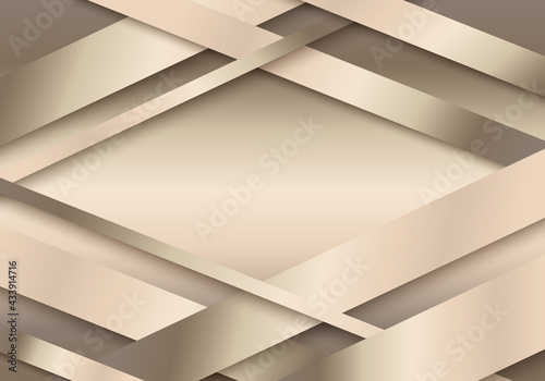 Abstract 3D golden stripes ...
