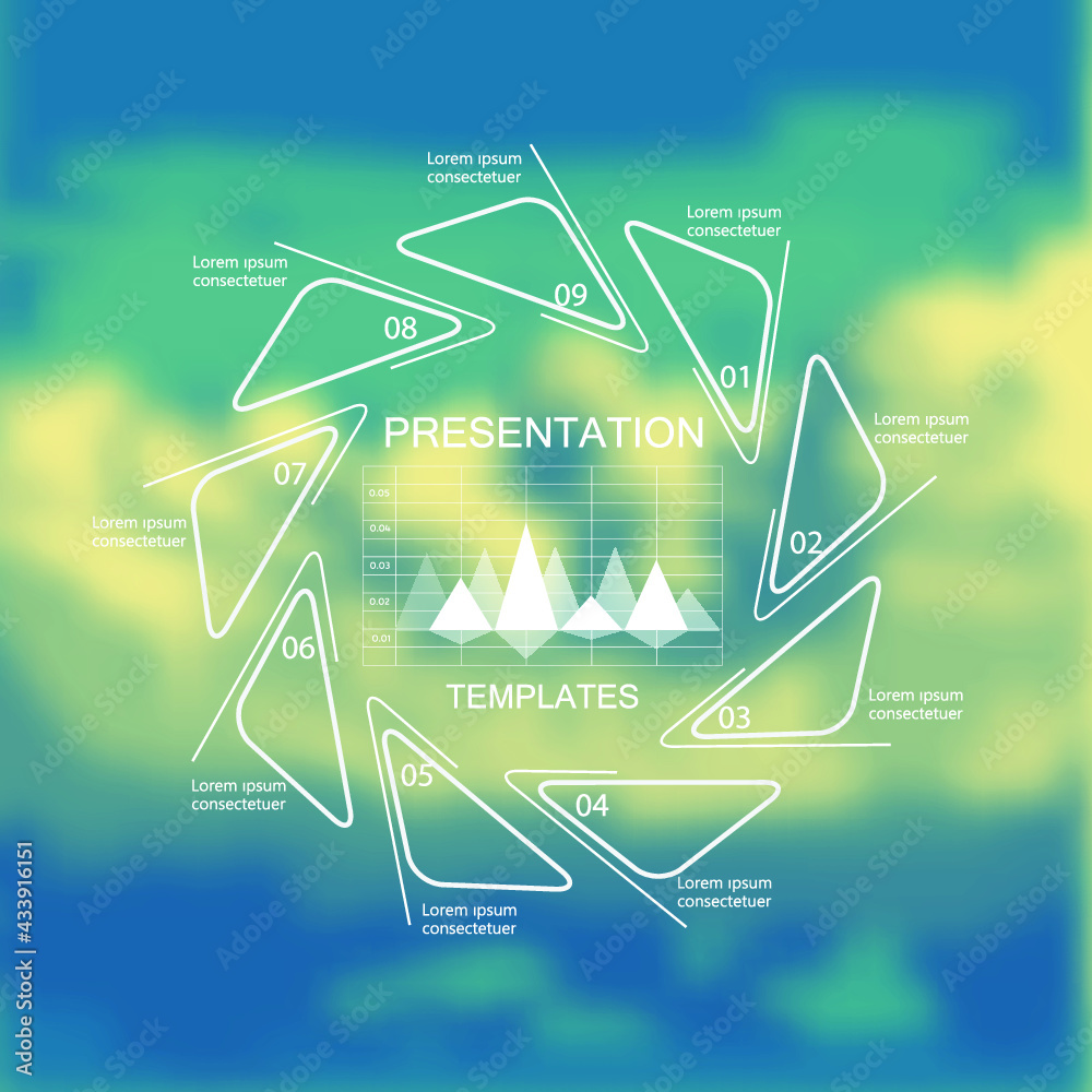 Template for cycle diagram and pie chart, steps or processes Template for cycle diagram and pie chart, steps or processes