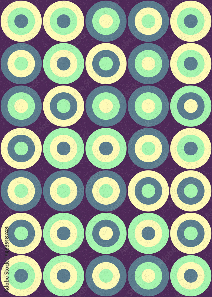 Abstract Geometric Pattern generative computational art illustration