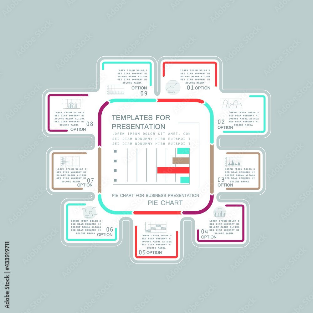 Infographic design template, business concept with steps or processes