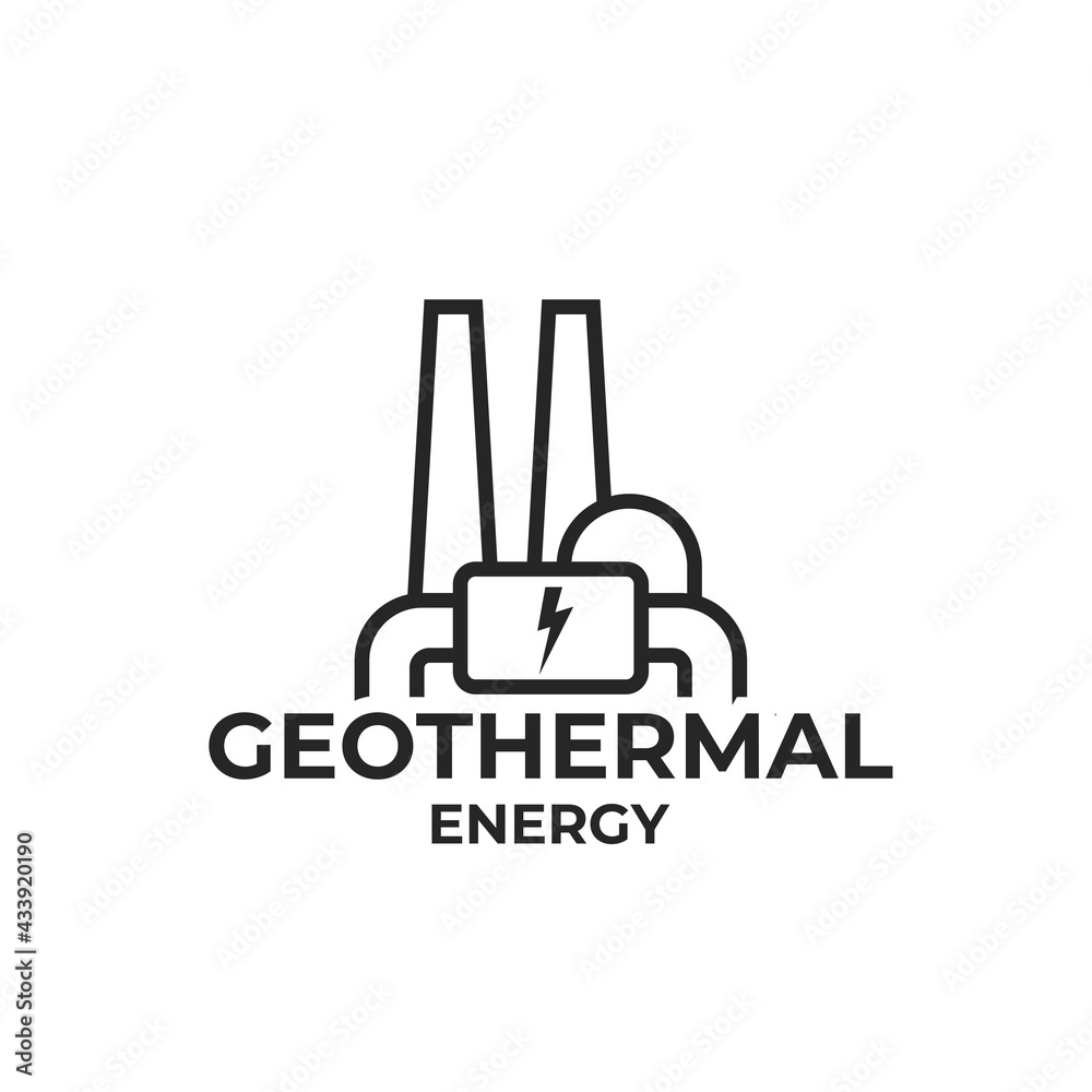 geothermal energy logo icon. eco, sustainable, renewable and alternative energy symbol geothermal energy logo icon. eco, sustainable, renewable and alternative energy symbol