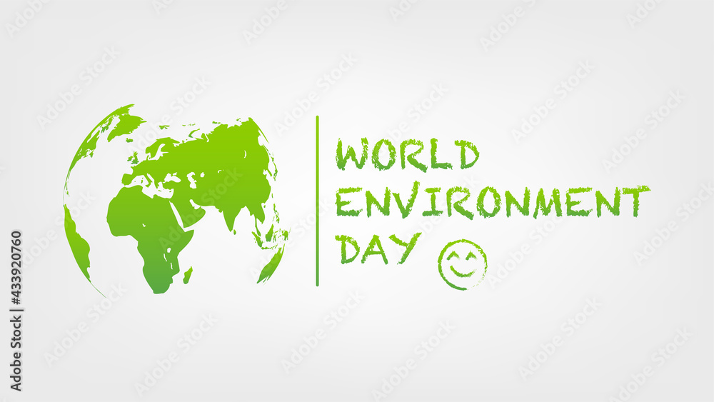 World Environment Day template and background, vector illustration