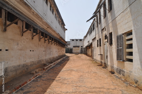 Abandoned prison in a former fort in Accra  Ghana.
