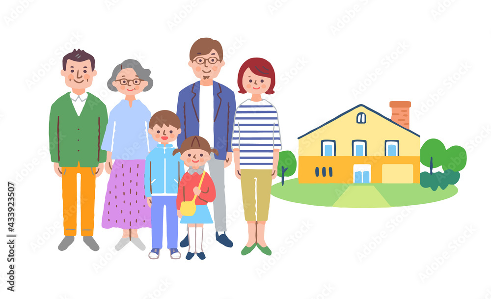 ３世代家族と家