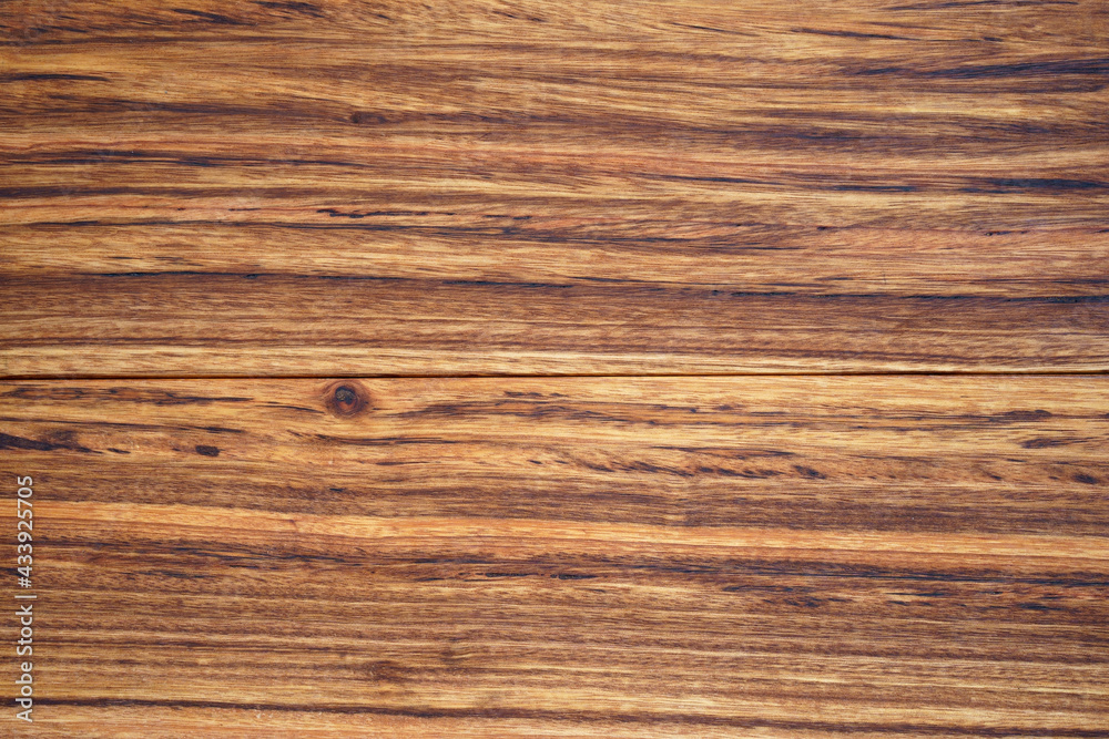 empty dark zebra wood grain table layer or top view brown wooden wall or floor for home interior