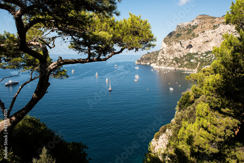 Capri, Island in the mediterranean sea, italy