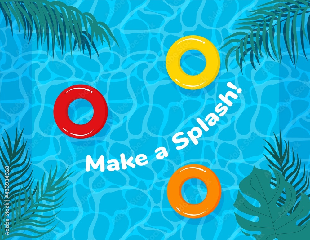 Pool party vector poster, flyer or banner template. Pool or Beach Party Invitation Template Card. Swimming pool event invitation. Beach club holiday poster. Summer time. Pool party vector poster, flyer or banner template. Pool or Beach Party Invitation Template Card. Swimming pool event invitation. Beach club holiday poster. Summer time.