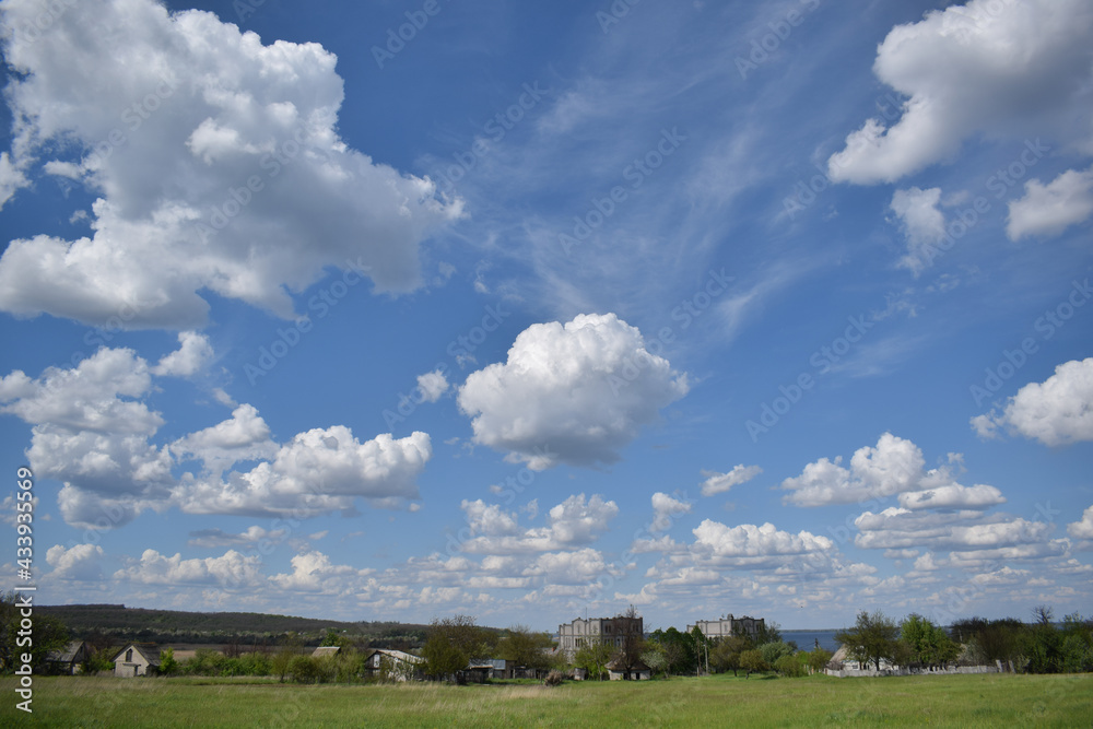 Obraz premium Blue sky and clouds